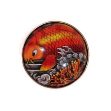 Ring ding top fisch 25mm - ring,