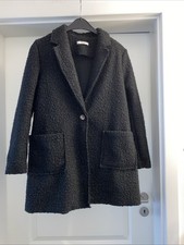 Winter Blazer Boucle Schwarz Zabaione