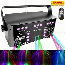 RGB Laser Projektor DMX Bühnenbeleuchtung Strobe Beam Disco DJ Party Lichteffekt