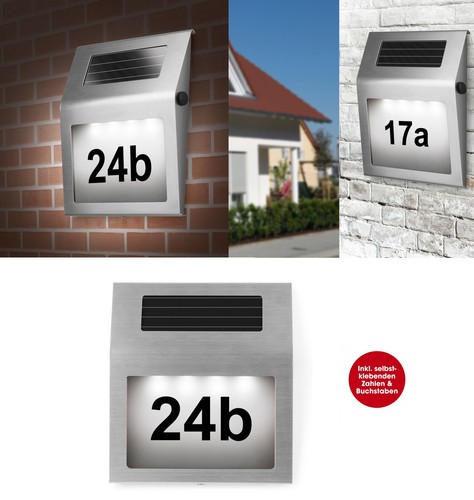 Easymaxx solar hausnummer - easymaxx, solar-hausnummer