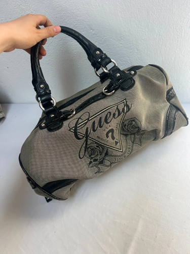 Guess vintage grey denim print - guess,