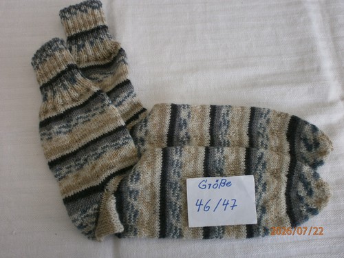 Socken handgestrickt