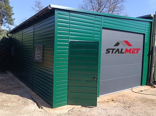 Blechgarage 5x8x3 50m - blechgarage, 5x8x3,50m