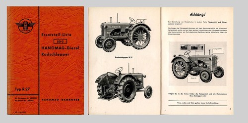 Hanomag radschlepper - r, 27 radschlepper