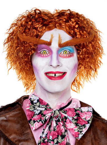Mad hatter clown perücke - mad,