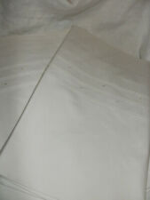 4tlg Mako Damast Aussteuer Bettwäsche Kissen Laken  Biesen Rauten  Übergröße NEU