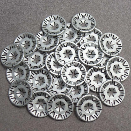 25x metall befestigung clips - metall,