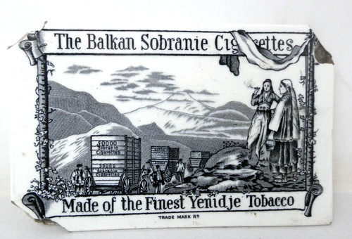Keramik werbung deckel - werbung, balkan