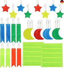 OSLEN Reflektoren Kinder Set 26PCS Sicherheits Reflektor Anhänger Reflektoren 