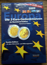 Die 2-Euro 16 Stück Gedenkmünzen als Numisbrief-Edition  2009   -10 Jahre Euro-