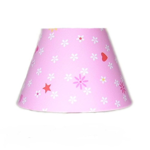 Kinderlampenschirm rosa sterne - kinderlampenschirm,