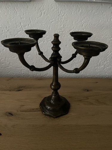 Antiker kerzenleuchter bronze - antiker,