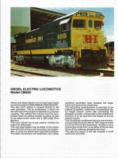 Goninan AUS?? data-sheet diesel-electric loco Model CM636