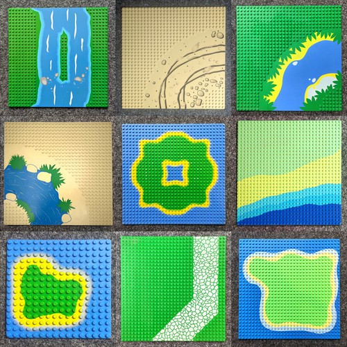 Lego insel fluss - lego, strand