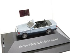 345HO /37 - Herpa H0 - Mercedes Benz  300CE-24 Cabrio hellblau - top in PVC Box