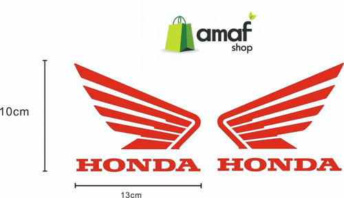 Honda aufkleber vinylflügel - honda,