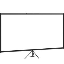 Beamer Leinwand Rolloleinwand Stativ 4K-HD Heimkino 16:9 Präsentationswand
