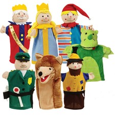 Roba handpuppen set aus stoff - handpuppen-set,