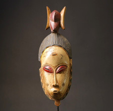 Afrikanische Holzmaske Baule