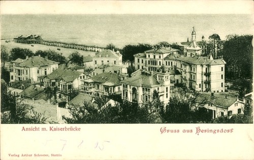 Ostseebad heringsdorf auf - ak,