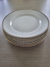 5x Kuchenteller Abendbrotteller Hutschenreuther Arzberg Goldrand Durchm. 19cm