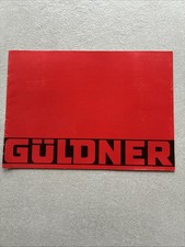 Original Prospekt Güldner Traktor Schlepper 20 Seiten Fendt Allrad Schlüter Lanz