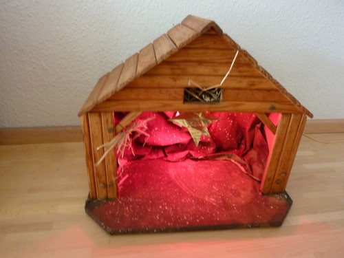 Krippe weihnachtskrippe holz - krippe,
