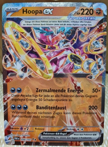 Pokemon karte hoopa 098 182 - hoopa, ex