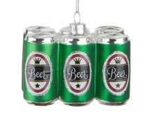 Weihnachtskugel Bier Sixpack