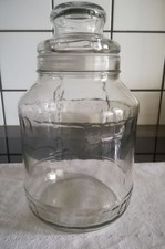 Bonboniere GROSS  22cm Glas LUFTDICHT Glasbehälter Glasdeckel