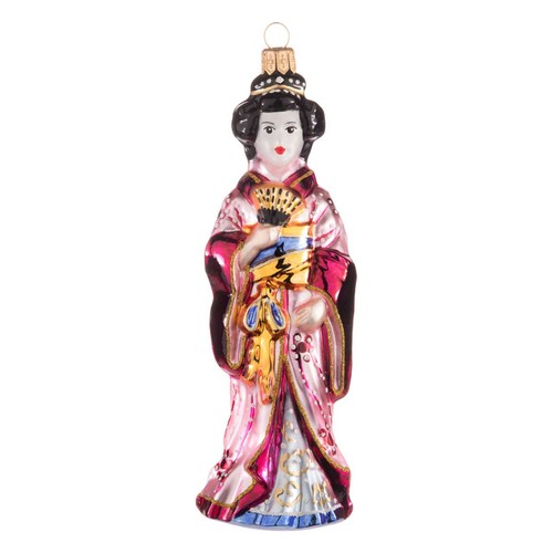 Christbaumkugel figur geisha - figur, "geisha"