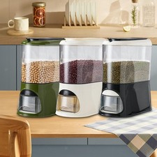 Reis Vorratsbehälter luftdicht mit abnehmbarem Deckel für Zuckerbohnen Haushalt