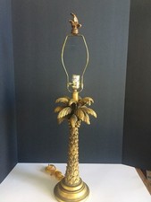 Vintage Palm Tree Table Lamp