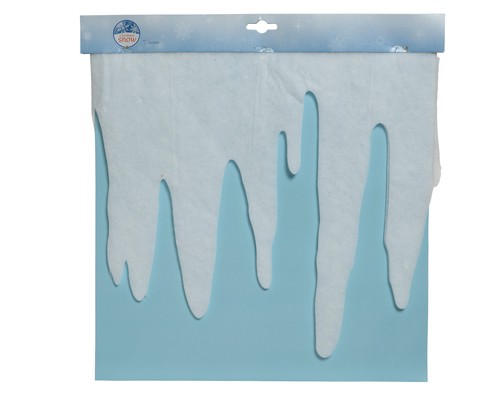 Eiszapfen girlande filz 32cm - filz,