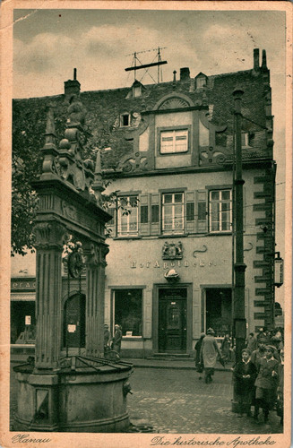 Gruss aus hanau - ak,