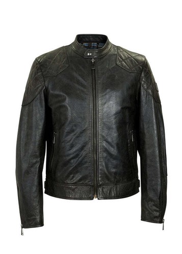Belstaff leather biker jacket - belstaff,
