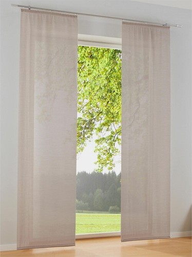 Gardine beige 245x60cm - , heine