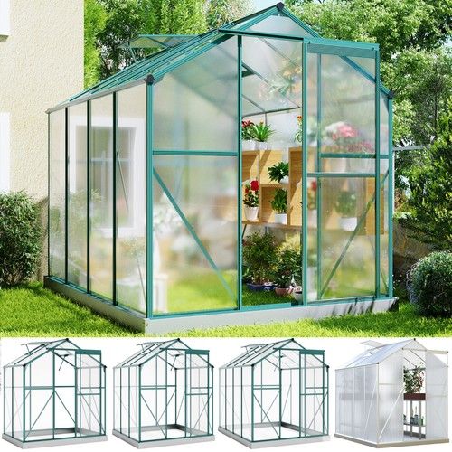 Alu gewächshaus - gewächshaus, 7,6m³