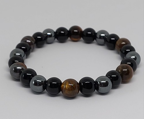 Naturstein armband perlen - armband,