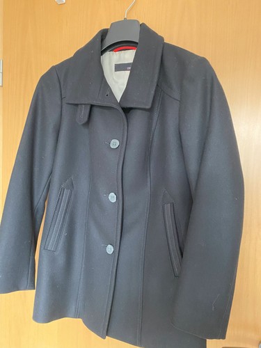 Schwarzer damen mantel - schwarzer, cinque