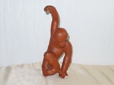 Keramik Figur "brauner Affe"