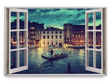 120x80cm Wandbild Fensterbild