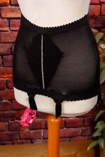 Vintage orig 60er Mieder Hose Hüftmieder schwarz stramm ROSY PARIS Strapse XS S