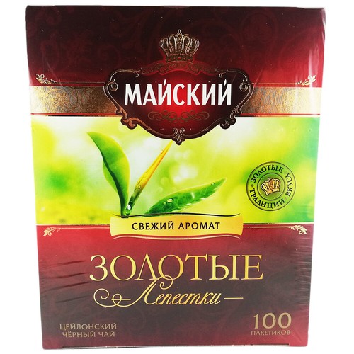 Maiski chai zolotye lepestki - zolotye,
