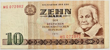 DDR 10 Mark 1971 Geldschein