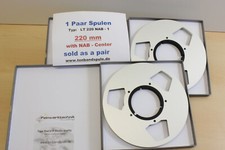 Tonbandspule NAB 220 mm 1 Paar - Revox Studer Teac Sony AKAI - Art. LT 220 NAB-1