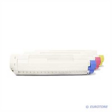 3x Eurotone ECO Patrone f�r OKI C-9650-HN C-9650-DN
