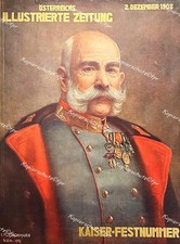 Kaiser Franz Joseph  60. Thronjubiläum Uniform Orden Goldenes Vlies Monarchie