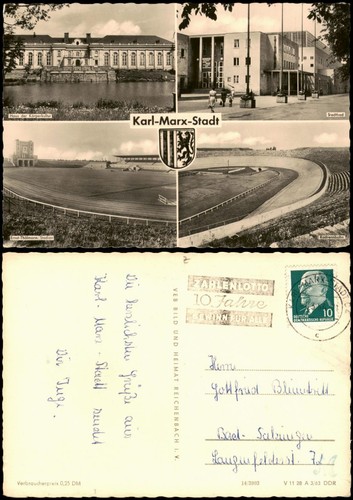 Chemnitz ddr mehrbild - ddr, mehrbild-ak