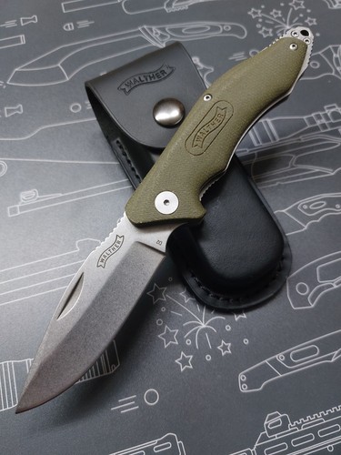 Walther messer gnk green - messer,
